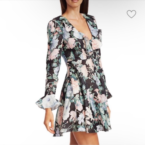 Zimmermann Verity Plunge short dress size O - Picture 4 of 12